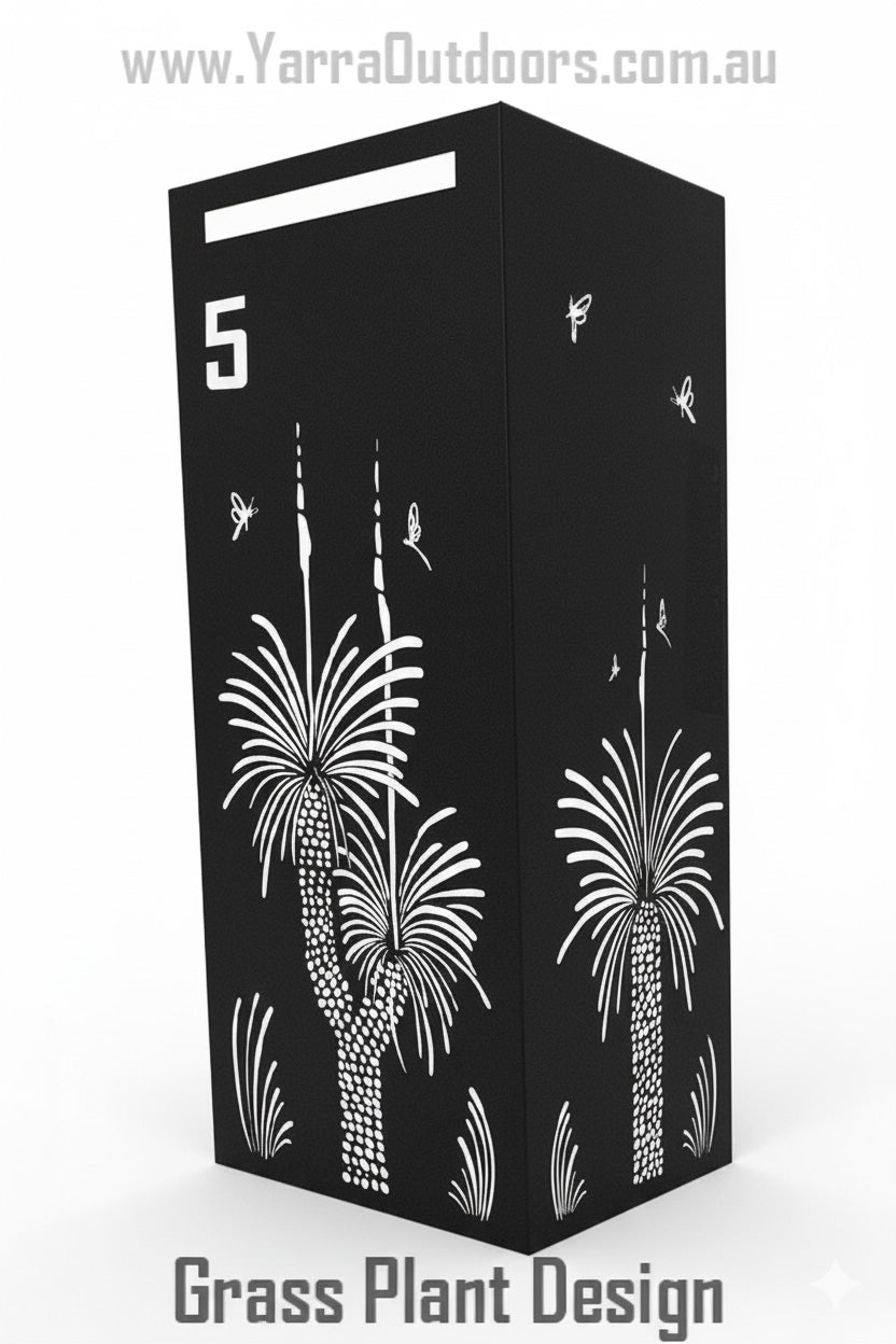 Custom Parcel Letterbox | Laser-Cut Design – 900H x 600W x 300D