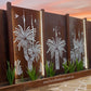 Grass Tree 3 panels - CORTEN Steel / Powder Coated Decorative Wall Panel
