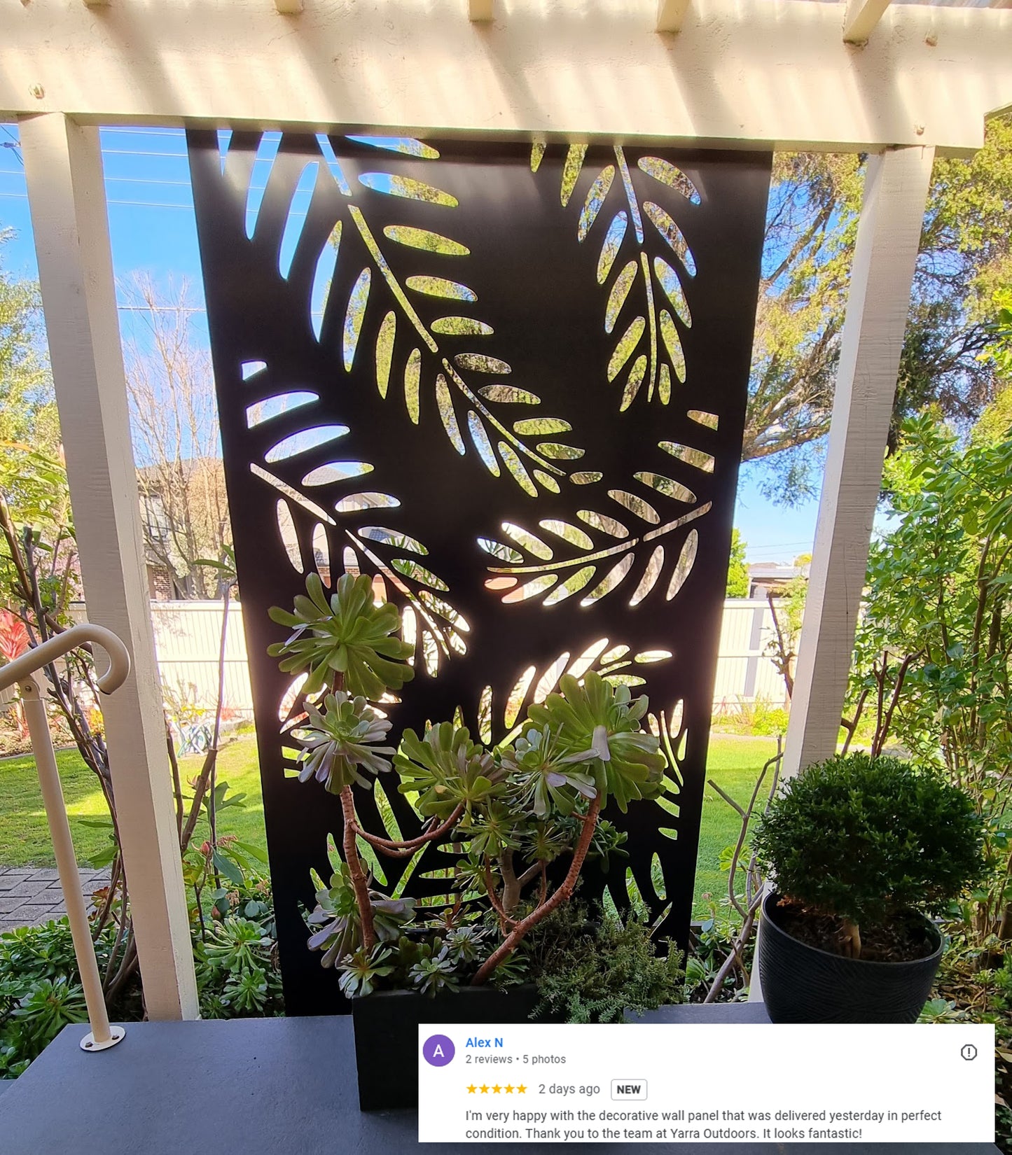 Growth - CORTEN Steel / Powder Coated Decorative Wall Panel