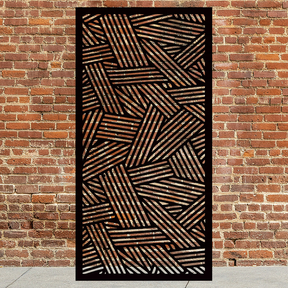 Hampton - CORTEN Steel / Powder Coated Decorative Wall Panel