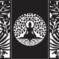 5 Panels - Buddha CORTEN Steel / Powder Coated Decorative Wall Panel