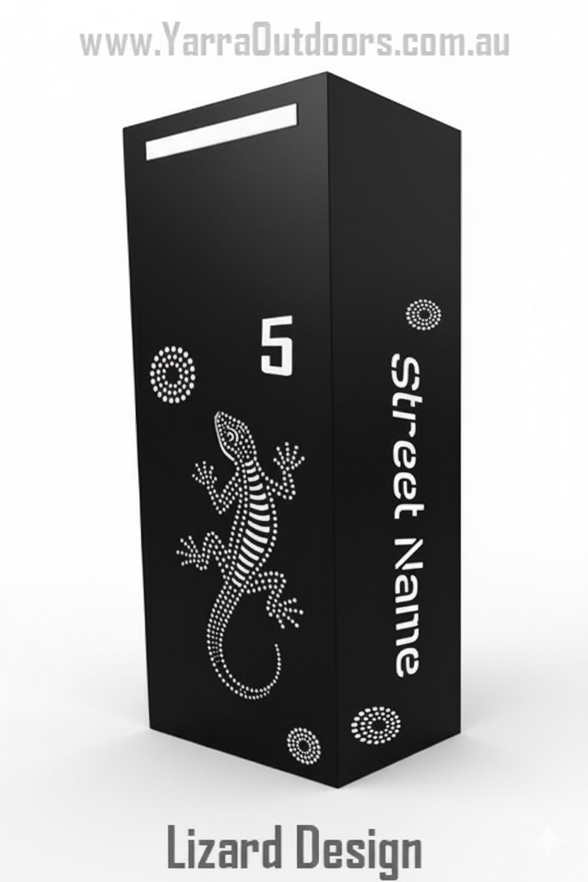 Custom Parcel Letterbox | Laser-Cut Design – 900H x 600W x 300D