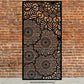 Mandala Floral - CORTEN Steel / Powder Coated Decorative Wall Panel