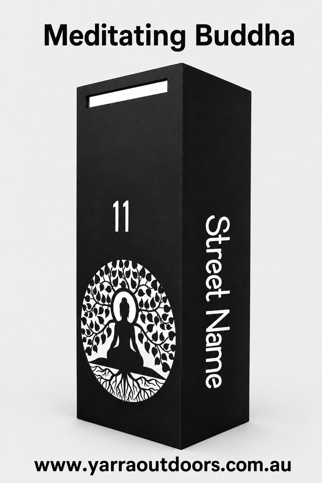 Custom Parcel Letterbox | Laser-Cut Design – 900H x 600W x 300D