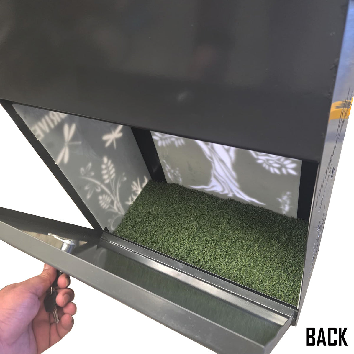 Custom Parcel Letterbox | Laser-Cut Design – 900H x 600W x 300D