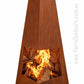 Palm Fire Pit  Chiminea -750mm x 750mm Base | 1500m High