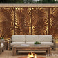 Palms 4 Panels - CORTEN Steel / Powder Coated Decorative Wall Panel