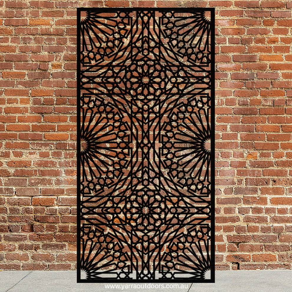 Snowflakes - CORTEN Steel / Powder Coated Decorative Wall Panel – Yarra ...