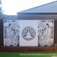 5 Panels - Buddha CORTEN Steel / Powder Coated Decorative Wall Panel