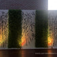 Bamboo 4 panels - CORTEN Steel / Powder Coated Decorative Wall Panel