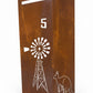 Custom Corten Steel Letterbox | Laser Cut Mailbox 900×400×300 mm