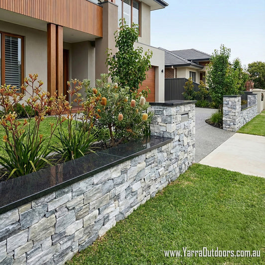 Cloudy White Ledge Stone