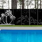 6 Panels Coconut Tree Design -Decorative Screens and Privacy Screens