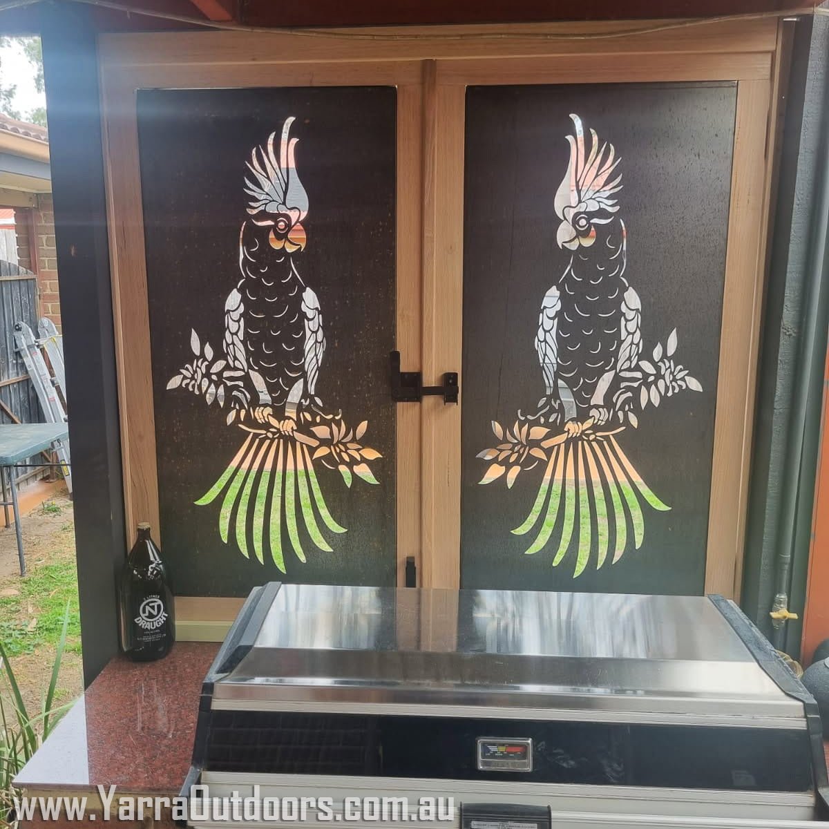 Parrot - CORTEN Steel / Powder Coated Decorative Wall Panel