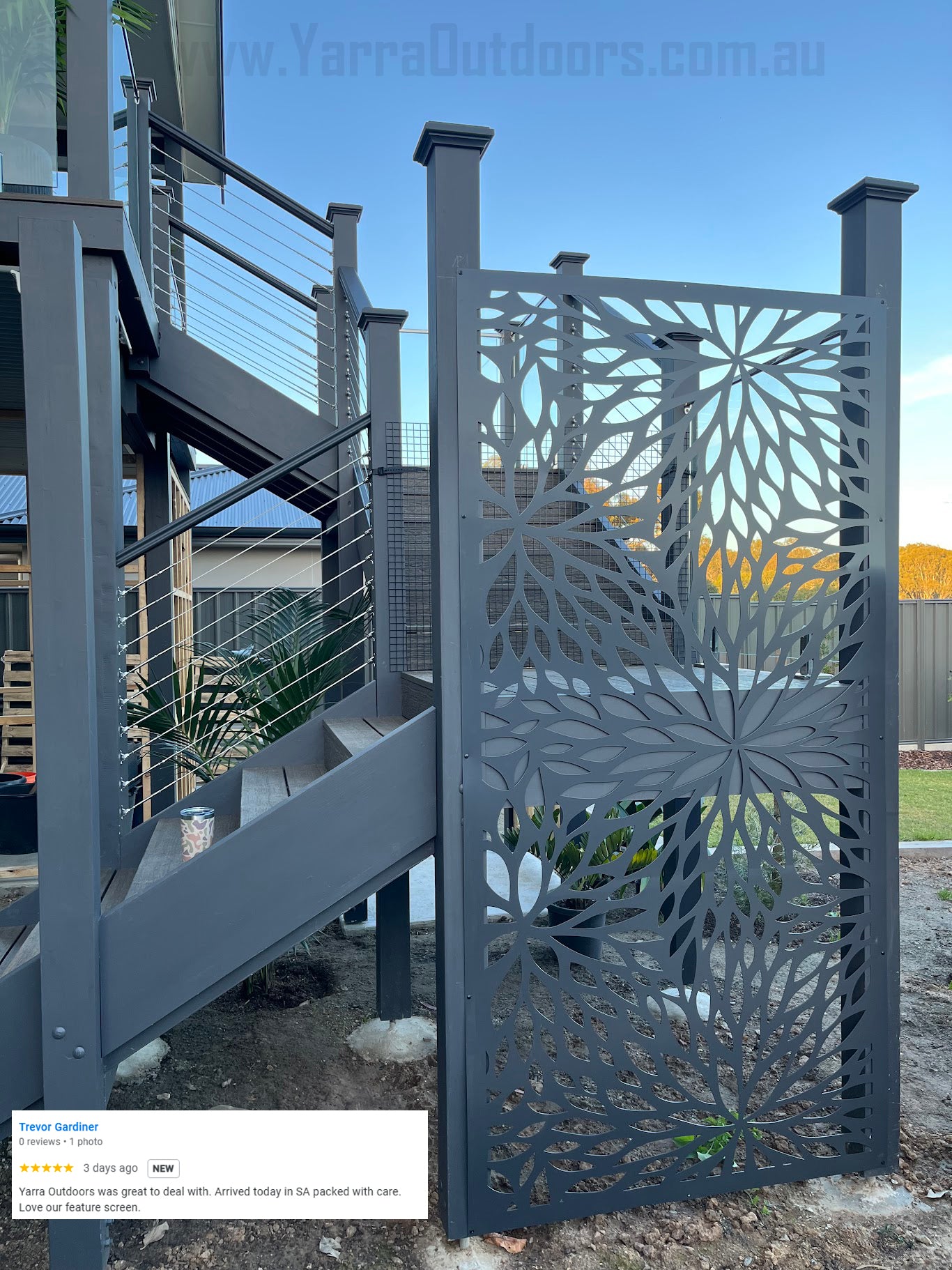 Petals 2 - CORTEN Steel / Powder Coated Decorative Wall Panel