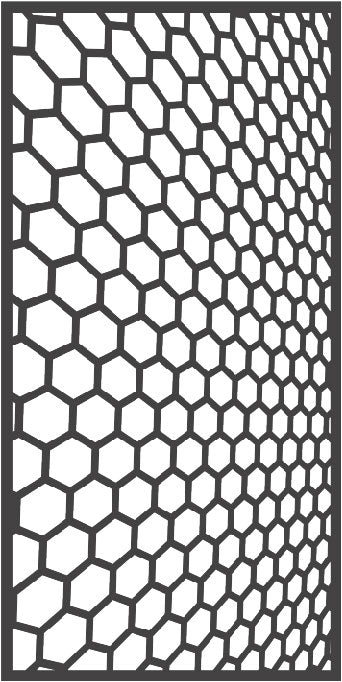 Hexagon - CORTEN Steel / Powder Coated Decorative Wall Panel