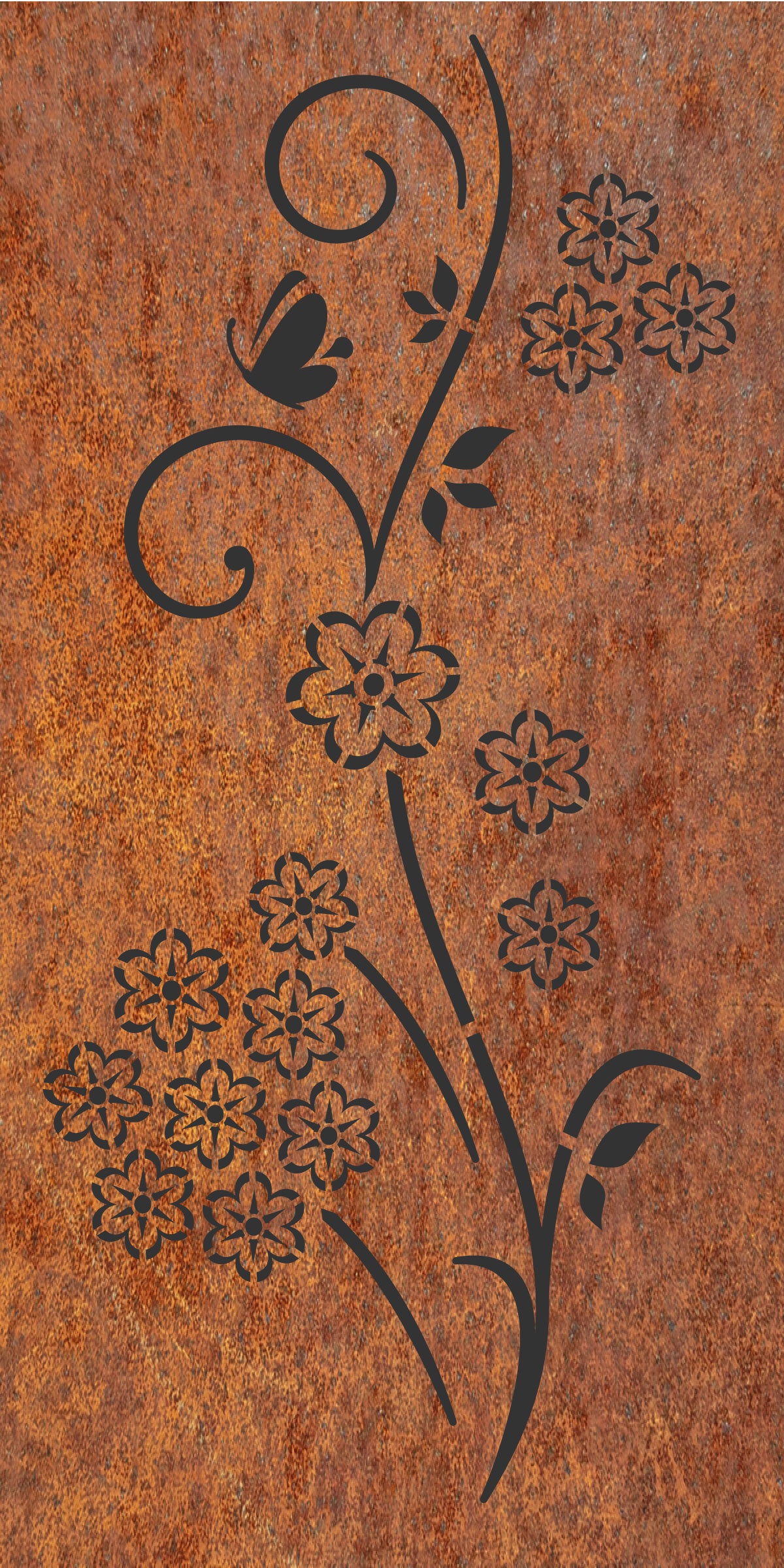 Ivy - CORTEN Steel / Powder Coated Decorative Wall Panel