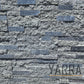 Sparkly Black Polished  Stack stone Panels
