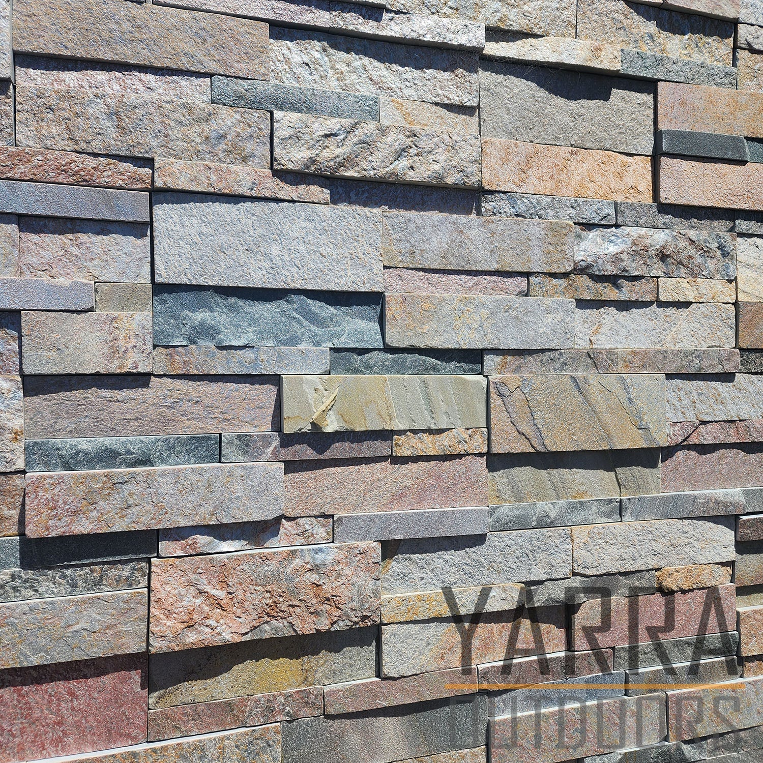 Sunset Stack stone Panels – Yarra Outdoors