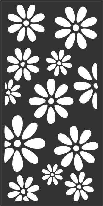 Flower - CORTEN Steel / Powder Coated Decorative Wall Panel